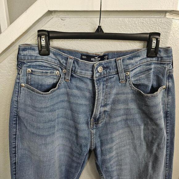 Hollister Athletic Skinny Jeans SZ 33 - Picture 2 of 12